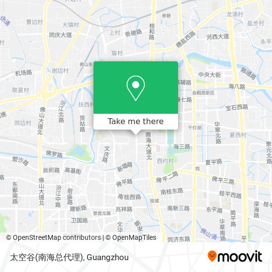 太空谷(南海总代理) map