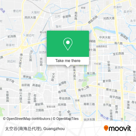 太空谷(南海总代理) map