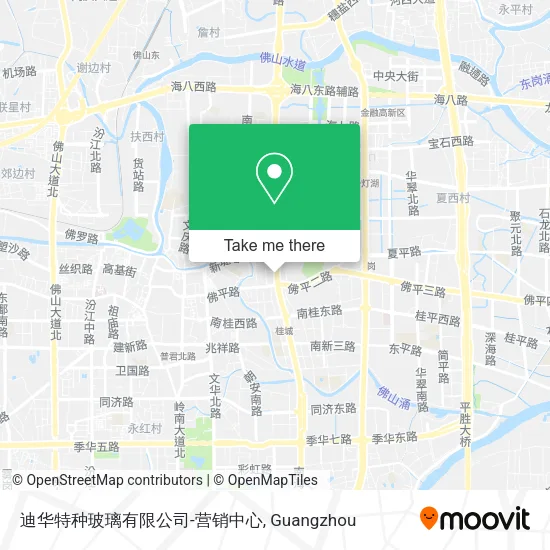 迪华特种玻璃有限公司-营销中心 map