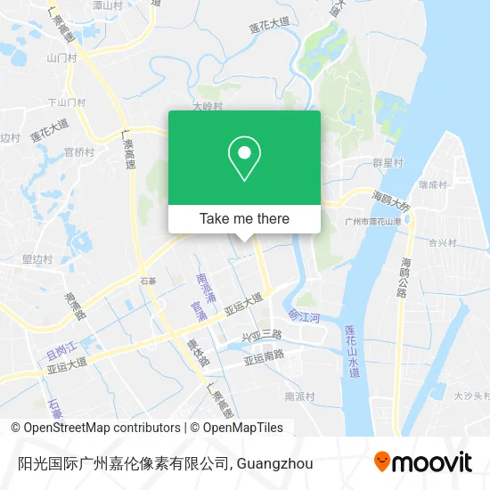 阳光国际广州嘉伦像素有限公司 map