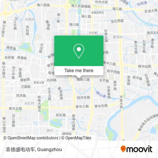 喜德盛电动车 map