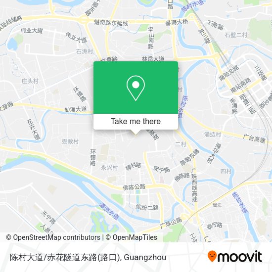 陈村大道/赤花隧道东路(路口) map
