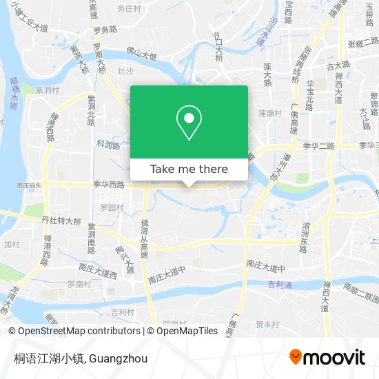 桐语江湖小镇 map
