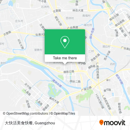 大快活美食快餐 map