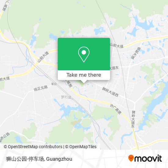 狮山公园-停车场 map