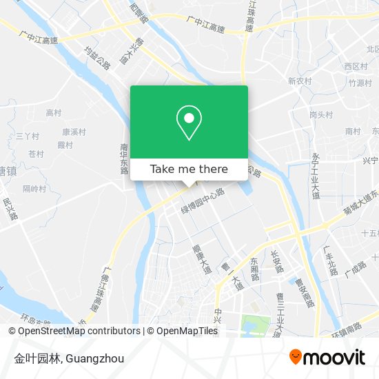 金叶园林 map