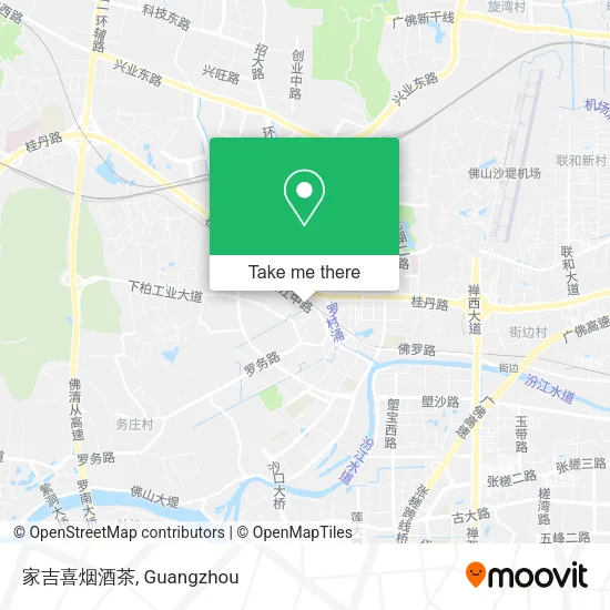 家吉喜烟酒茶 map