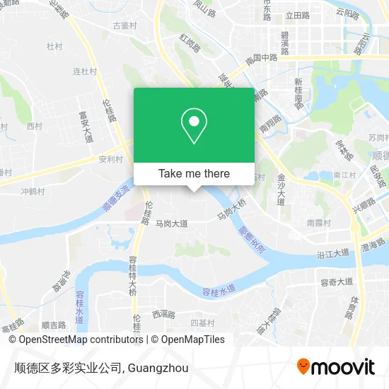顺德区多彩实业公司 map