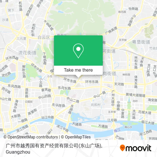 广州市越秀国有资产经营有限公司(东山广场) map