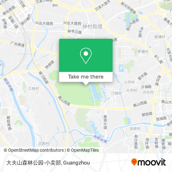大夫山森林公园-小卖部 map