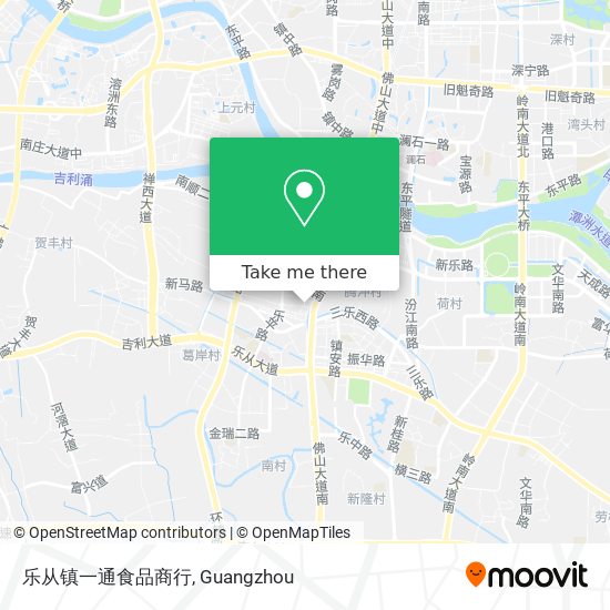 乐从镇一通食品商行 map