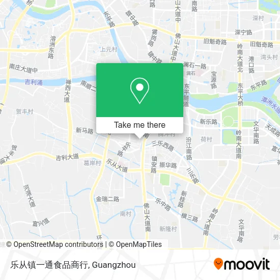 乐从镇一通食品商行 map