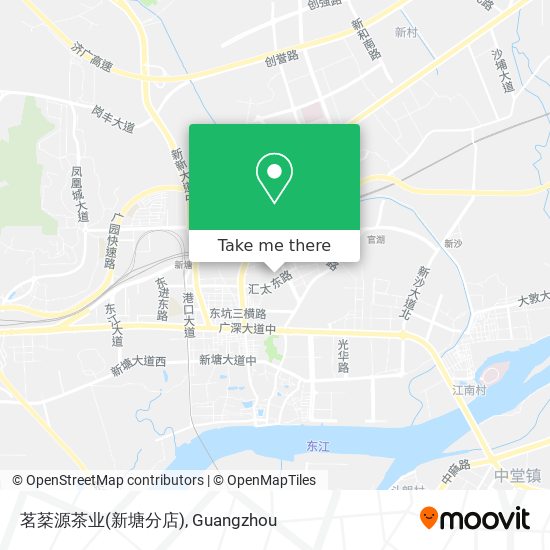 茗棻源茶业(新塘分店) map