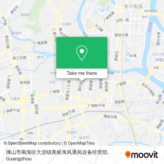 佛山市南海区大沥镇黄岐海风通风设备经营部 map