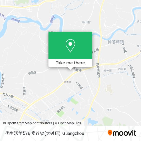 优生活羊奶专卖连锁(大钟店) map