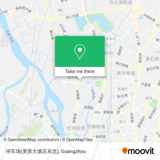 停车场(美景大酒店东北) map