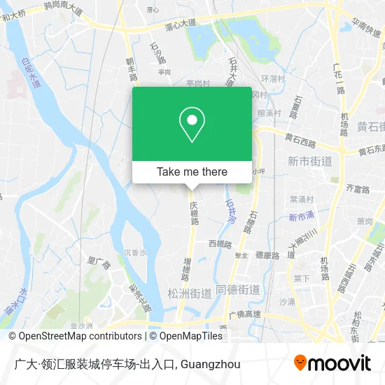 广大·领汇服装城停车场-出入口 map