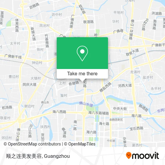 顺之连美发美容 map
