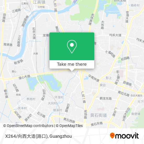 X264/向西大道(路口) map