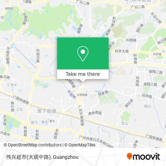 伟兴超市(大观中路) map