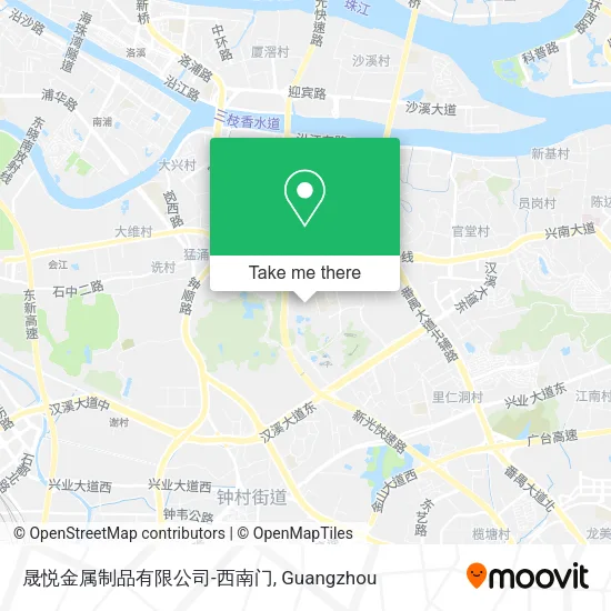 晟悦金属制品有限公司-西南门 map