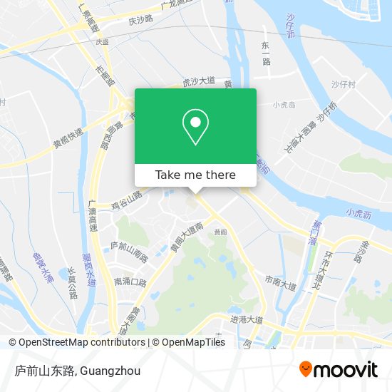 庐前山东路 map