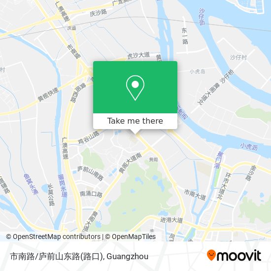 市南路/庐前山东路(路口) map