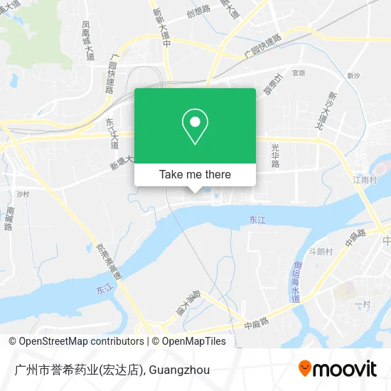 广州市誉希药业(宏达店) map