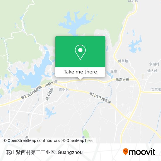 花山紫西村第二工业区 map