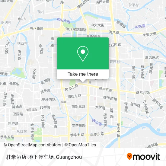 桂豪酒店-地下停车场 map