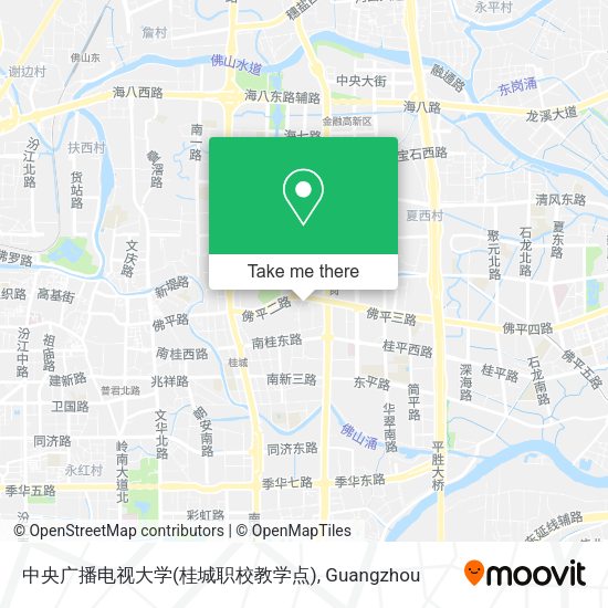 中央广播电视大学(桂城职校教学点) map