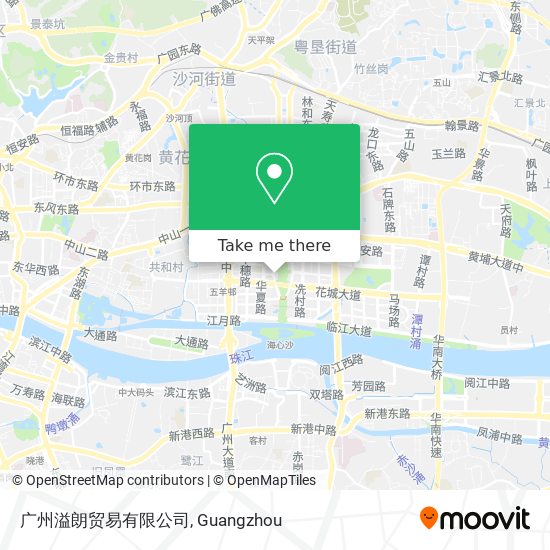 广州溢朗贸易有限公司 map