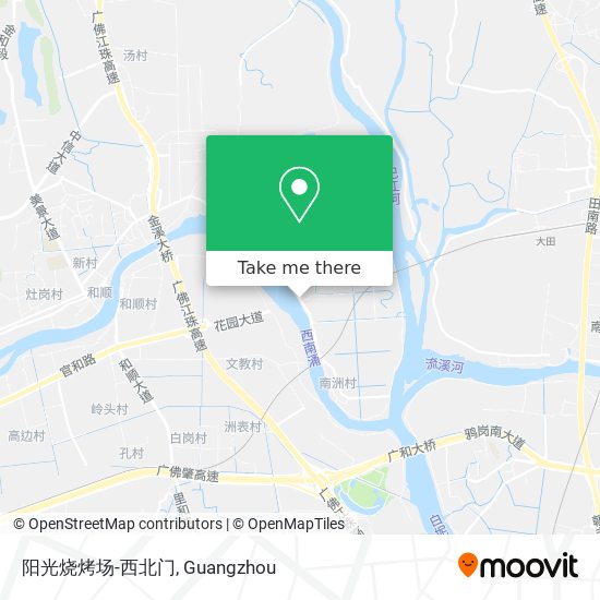 阳光烧烤场-西北门 map