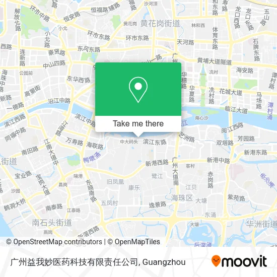 广州益我妙医药科技有限责任公司 map