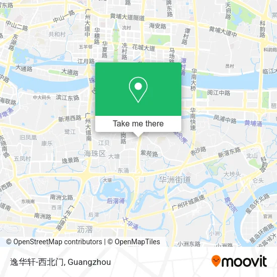 逸华轩-西北门 map
