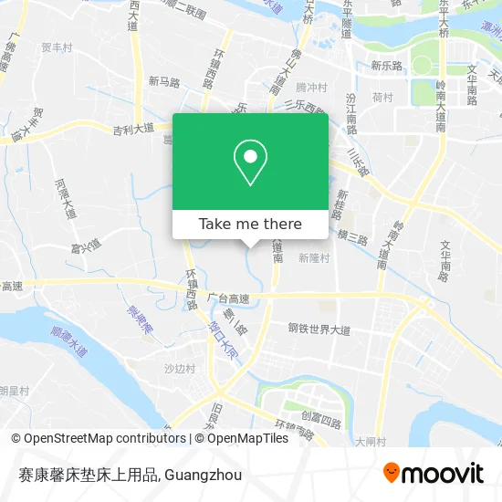 赛康馨床垫床上用品 map