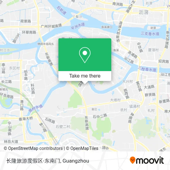 长隆旅游度假区-东南门 map