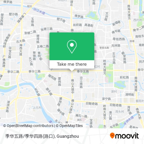 季华五路/季华四路(路口) map
