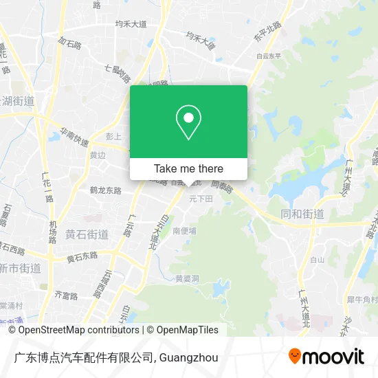广东博点汽车配件有限公司 map