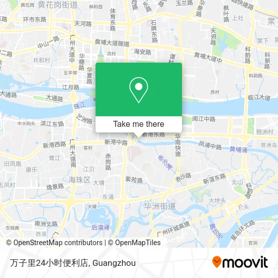 万子里24小时便利店 map