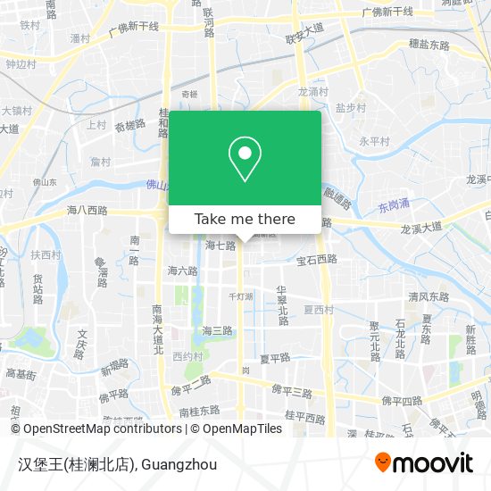 汉堡王(桂澜北店) map