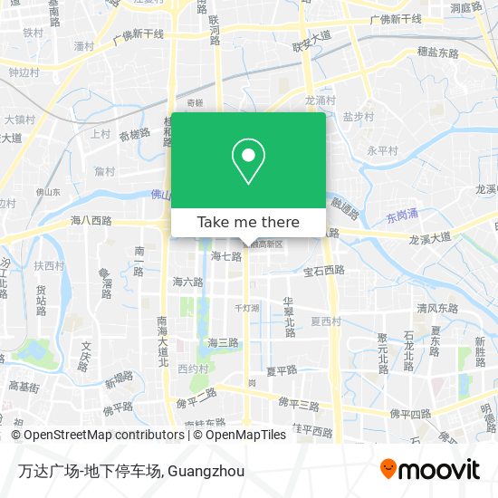 万达广场-地下停车场 map