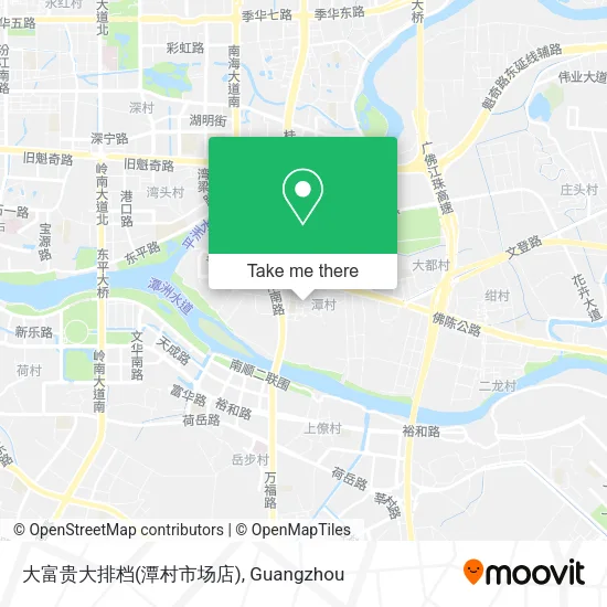 大富贵大排档(潭村市场店) map