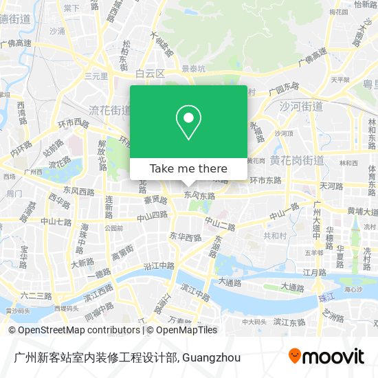 广州新客站室内装修工程设计部 map