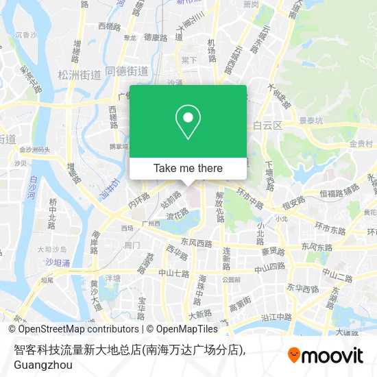 智客科技流量新大地总店(南海万达广场分店) map
