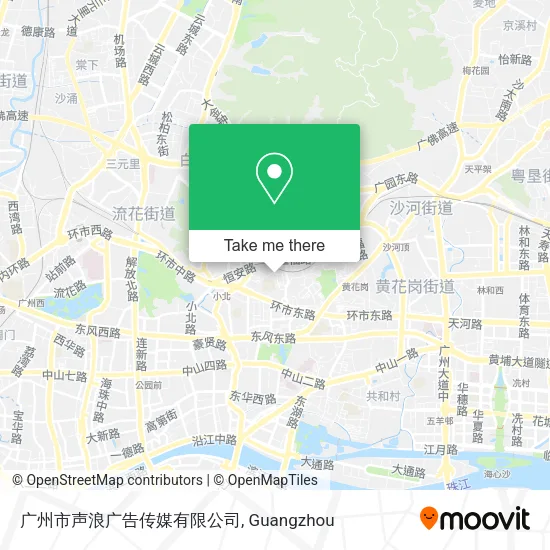 广州市声浪广告传媒有限公司 map