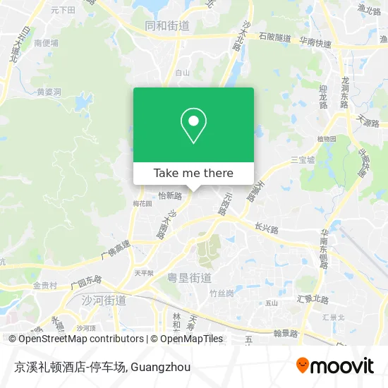 京溪礼顿酒店-停车场 map