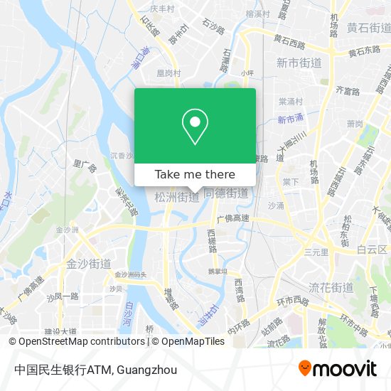 中国民生银行ATM map