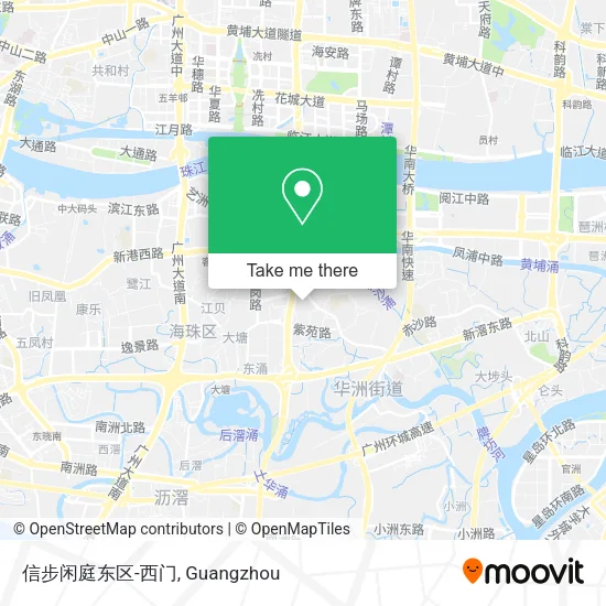 信步闲庭东区-西门 map