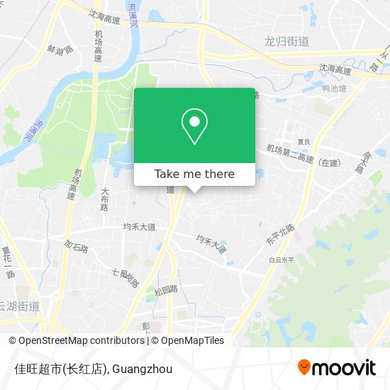 佳旺超市(长红店) map